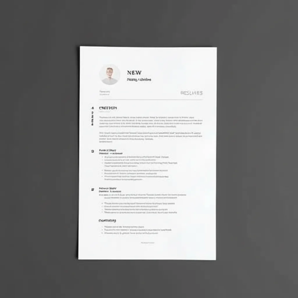 Exempel på minimalistisk CV-design 2026